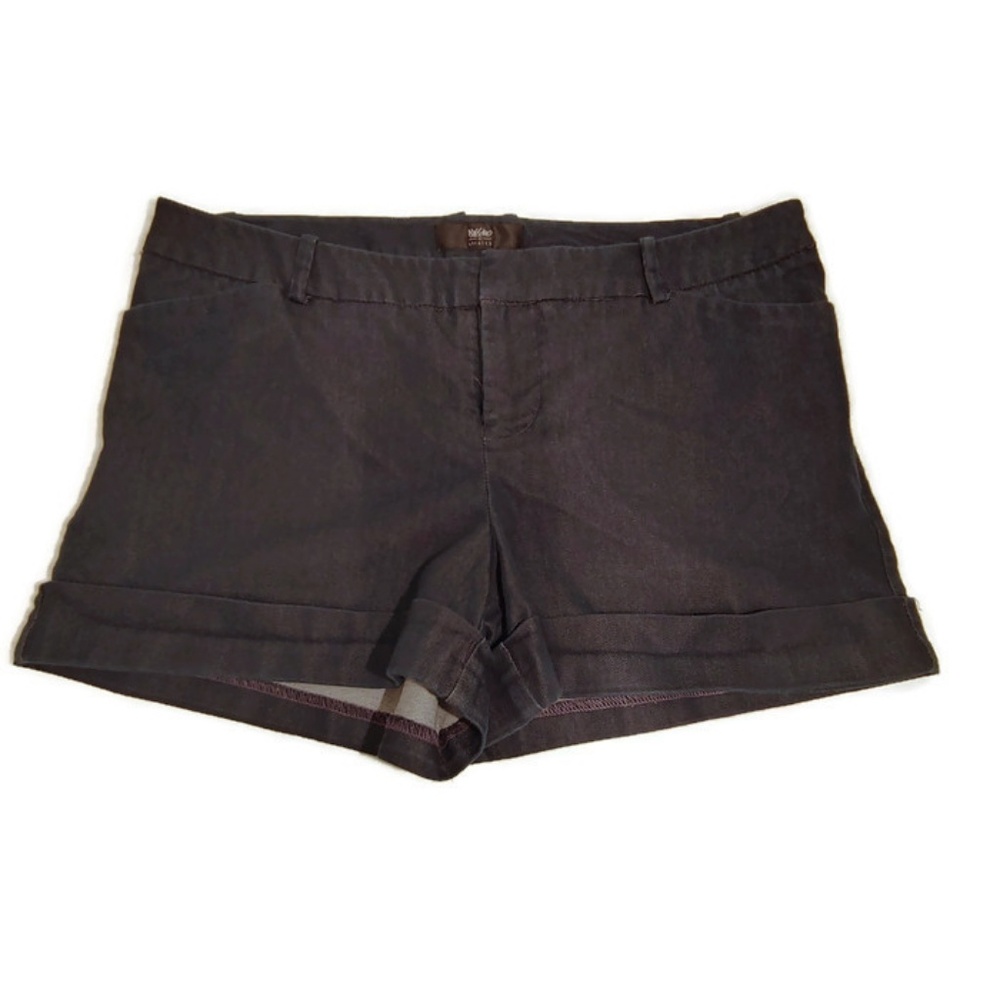 Mossimo Casual Dk Blue Shorts Womens sz 10 Fit 3